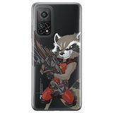 ERT GROUP mobiel telefoonhoesje voor Xiaomi Redmi Note 11T 5G/11S 5G/POCO M4 Pro 5G origineel en officieel erkend Marvel patroon Rocket 008, gedeeltelijk bedrukt