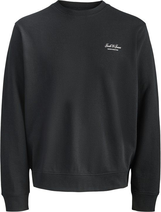 JACK & JONES PLUS SIZE JACK&JONES JJEARCHIVE GRAPHIC SWEAT CN NOOS PLS Heren Zwart 6XL