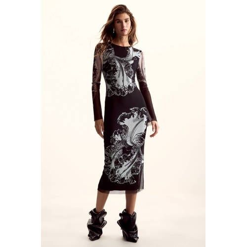 Desigual midi jurk zwart