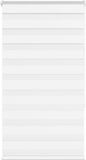 vidaXL Zebra rolgordijn 75x150 cm polyester wit