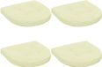 vidaXL - Zitkussens - 4 stuks - 100% Polyester - Crèmekleurig