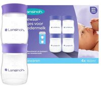 Lansinoh - Moedermelkflesjes - 4x 160ml