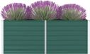 Maison Exclusive - Jardinière surélevée, 160 x 80 x 45 cm, acier galvanisé, vert