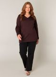 Base Level Curvy Anine BASE LEVEL CURVY Trui - Brown