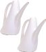 Prosperplast watering can - 2x - white - plastic - 1.5 liter
