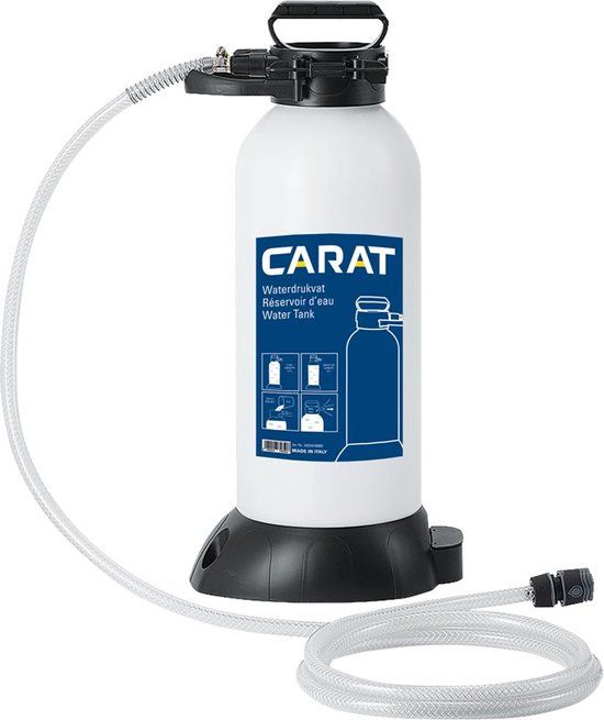 Carat KDDW100000 Waterdruktank - 10 Liter - Wit - Kunststof