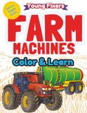 Farm Machines Coloring Book for Kids