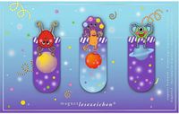 moses. Magnetische boekenlegger Monster - set van 3