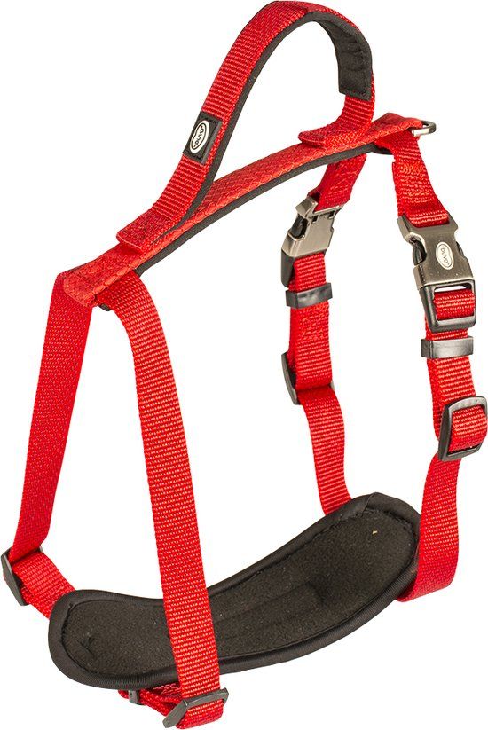 Duvoplus Explor North Hondentuigje - Nylon - Rood - XXL (80-100cm)