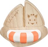 Sophie de Giraf So'Pure badbootje - Badspeelgoed - 100% Natuurlijk rubber & hout - Vanaf 0 maanden