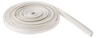 Protection de câble en fibre de verre, isolée, 32,8 pieds, 8 mm, blanc