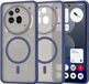 Techsuit HaloFrost MagSafe Series Nothing Phone (3a) Pro Back Cover Donkerblauw