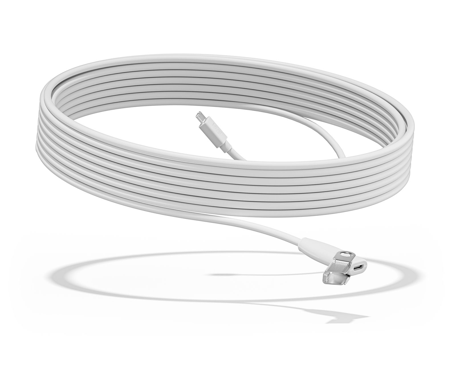 Logitech Rally Mic Pod Extension Cable - 10m - White