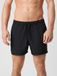Björn Borg Solid Zwembroek Heren Zwemshort Mannen - Korter Model - 100% Gerecycled Polyester - Zwart - Maat S