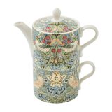 Spode Strawberry Thief Théière et tasse à thé Multi