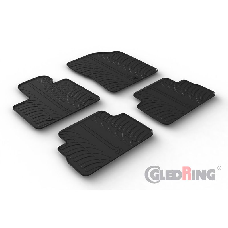 Rubbermatten voor Hyundai Santa FÃ© IV (TM) Hybrid/PHEV 2020- (4-delig)