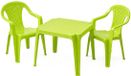 Pro Garden Kinder Tuinset - Groen - Kunststof - Kindertafel en Stoeltje