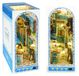 Sea Breeze Book Nook miniature - Éclairage LED - Kit de construction en bois - Pour adultes