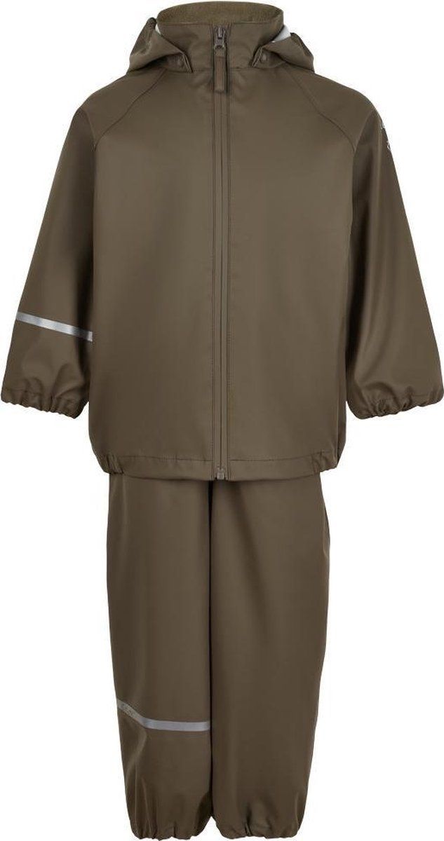 CELAVI CELAVI regenpak Basic jongens polyester legergroen