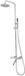 Xellanz Wiesbaden Meghan Doucheset - Thermostatisch - Chroom - 15 cm Hartafstand