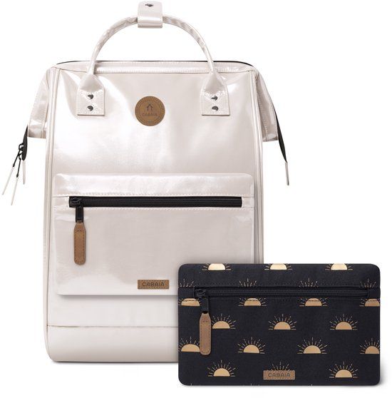 Cabaïa CABAIA - Rugzak Adventurer Large 23L Honolulu, Computercompartiment 15", Levenslange garantie, Brede opening - Golden