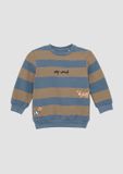 s.Oliver Gestreepte sweatshirt met borduursels en print