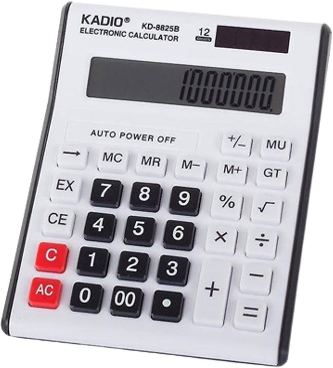 borvat Borvat® KADIO 8825B Calculator - Wit
