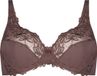 Hunkemöller Dames Lingerie Niet-voorgevormde beugel bh Diva - Bruin - maat E80
