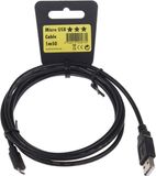 Erard X002577 USB-kabel 1,5 m USB 2.0 Micro-USB B USB A Zwart