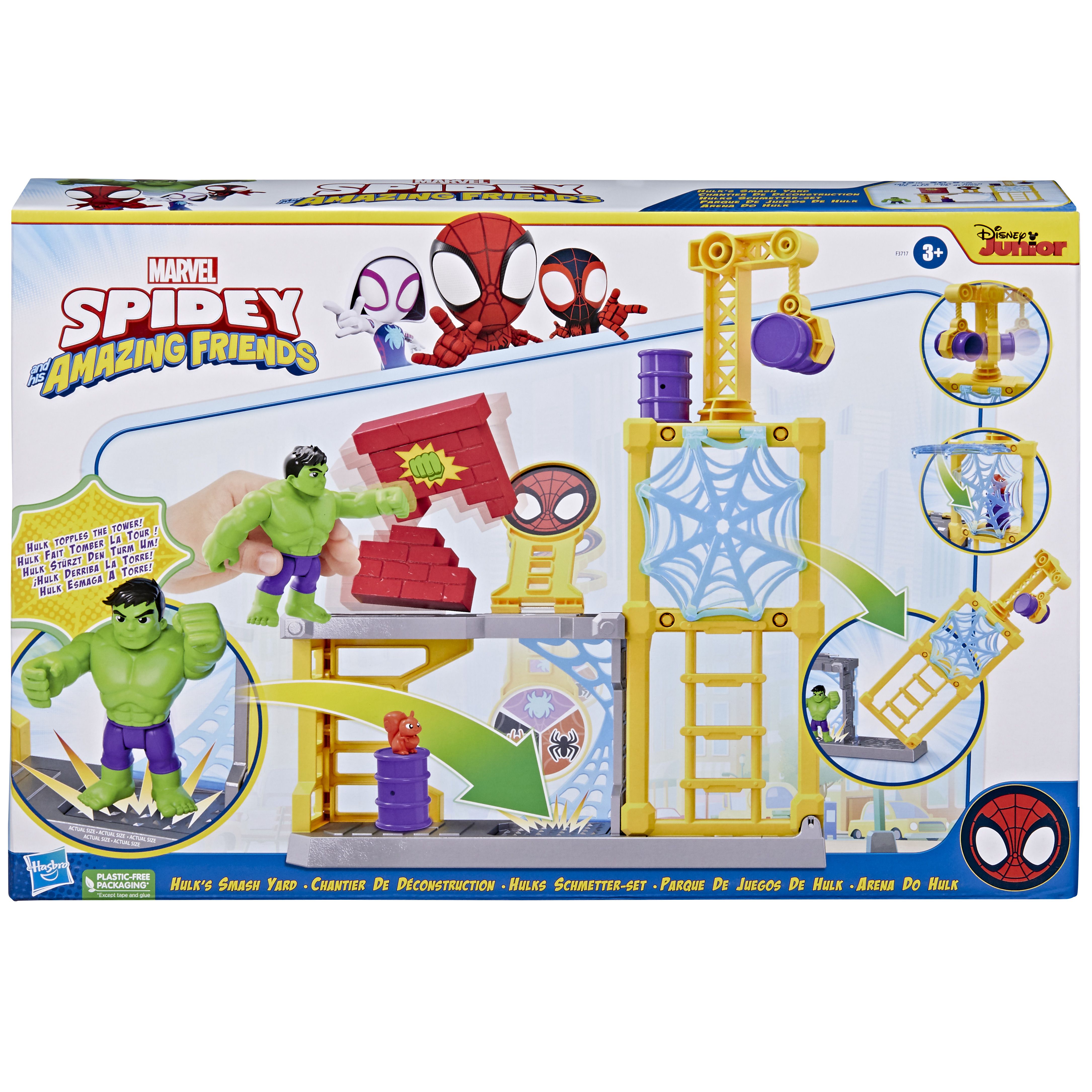 Hasbro Marvel Spidey and His Amazing Friends Hulk's Playset