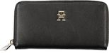 Tommy Hilfiger Portefeuille Cuir Noir UNI Femme