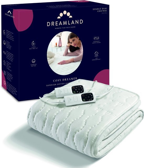 Dreamland 26056 Cotton 2-persoons onderdeken - 150 x 160 cm