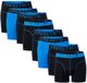 Vinnie-G Boxershorts - 8 stuks - Black / Blue - Maat M