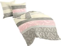 Bierbaum Beddengoedset 4972_06, Katoen, Roze, 155x220 + 80x80 cm