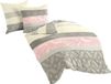 Bierbaum Beddengoedset 4972_06, Katoen, Roze, 155x220 + 80x80 cm
