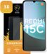 MobyDefend 3-Pack Screenprotectors - Gehard Glas voor Xiaomi Redmi 15C 4G
