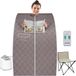 Portable steam sauna for detox and weight loss - single person sauna in grey