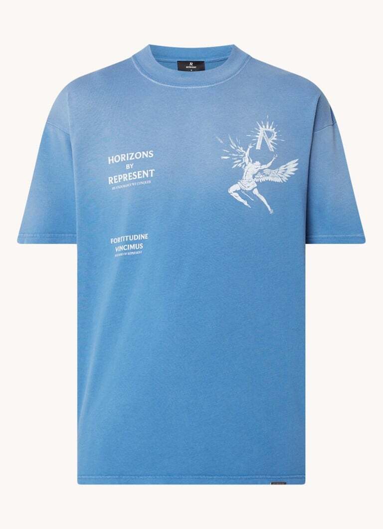 Represent Represent Icarus T-shirt met logo- en backprint