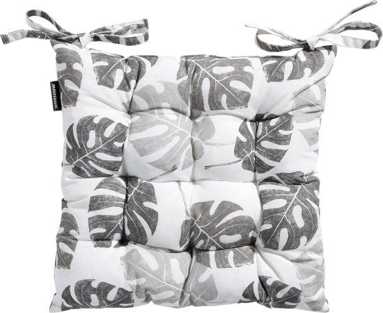 Madison Toscane Zitkussen - Donna Grey - 46x46 cm - Grijs - Gebloemd
