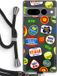 Case Company® - Google Pixel 7 Pro Case with Cord - Fruit Sticker - Black Cord - Full Protection