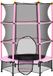 TRUUSK Trampoline enfant Ø140 cm - Rose