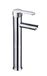 DP bath wastafelarmatuur hoge uitloop, 1 stuks, zilver, Roble lav. Alto