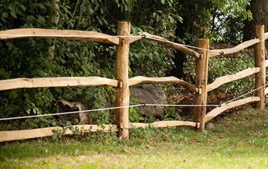 Intergard Post & Rail hekwerk 290cm klassiek kastanjehout