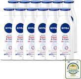 Nivea Repair & Care Body Lotion voor Zeer Droge Huid - 400 ml - 12 Stuks