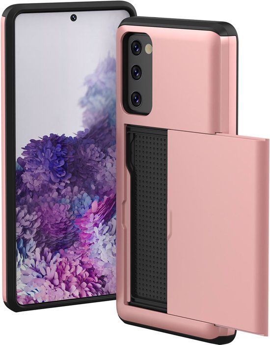 imoshion Hoesje met Pasjeshouder - Geschikt voor Samsung Galaxy S20 FE - Rosé Goud