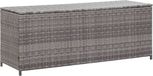 vidaXL Tuinbox 150x50x60 cm poly rattan grijs