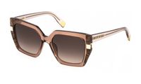 Furla SFU818 Vrouwen Zonnebril - Bruin Transparant Glanzend