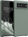 kwmobile telefoonhoesje geschikt voor Google Pixel 6 - Hoesje met siliconen coating - Smartphone case in Regenwashed groen