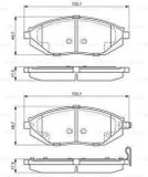 Bosch Remblokken Bp1679 0 986 494 684
