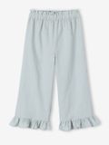 Vertbaudet Broek - meisjes - met ruches - Saliegroen - Maat 128